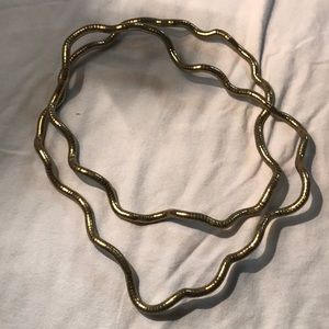 Snake twist necklace